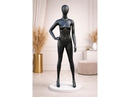 Манекен жіночий безликий М6007-3 чорний матовий